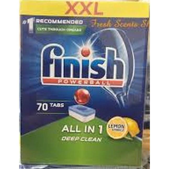 Viên rửa bát Finish all in 1 70 viên tổng hợp nhiều thành phần