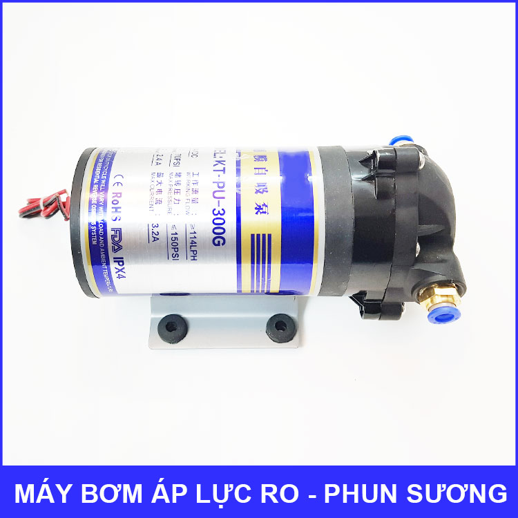 Máy bơm áp lực phun sương lọc nước 24V 114L 300G