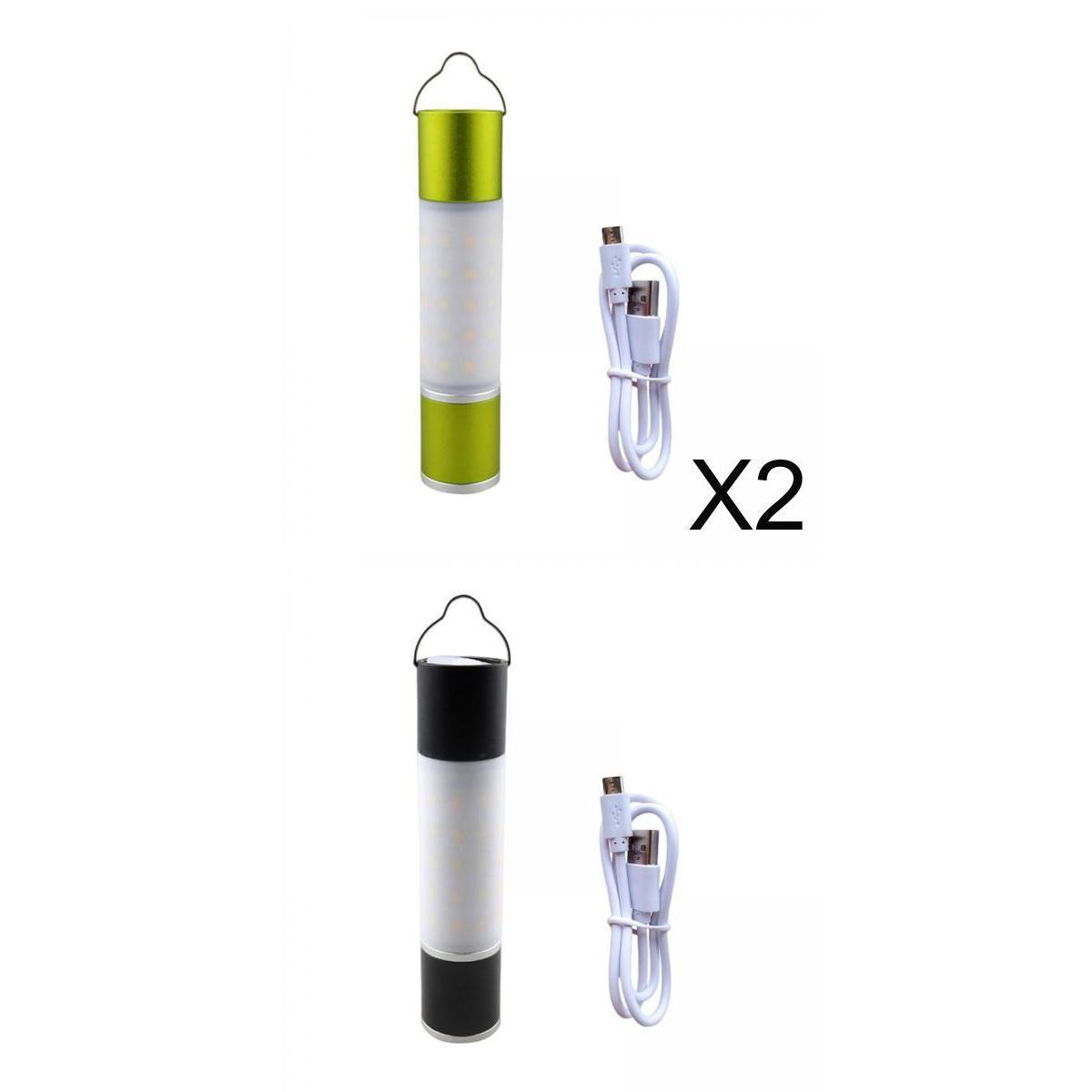 3Pcs Mini Flashlight USB Rechargeable Lightweight