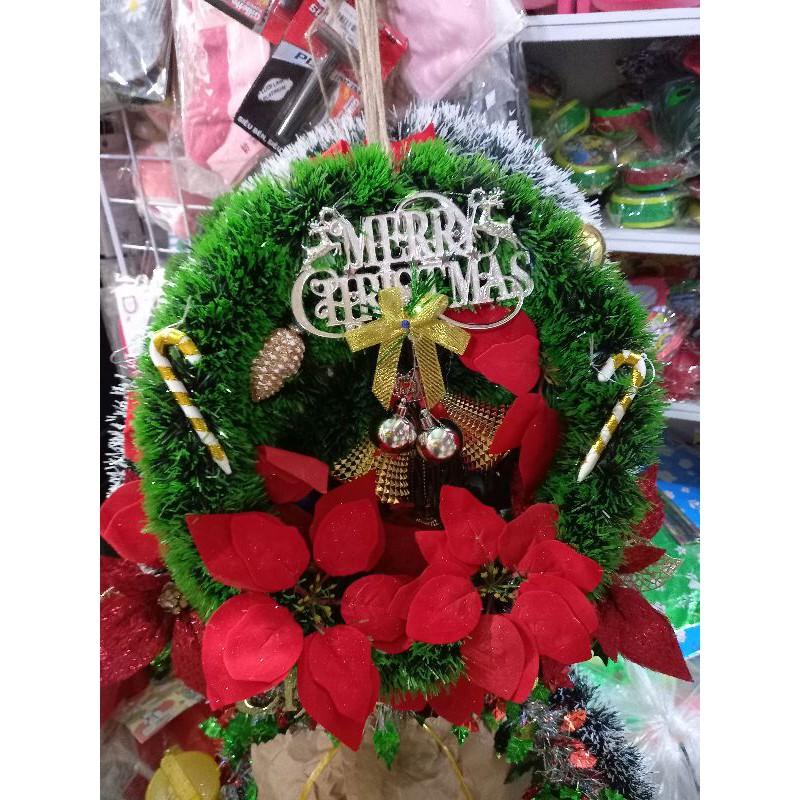 Vòng tròn trang trí cửa Noel 40cm