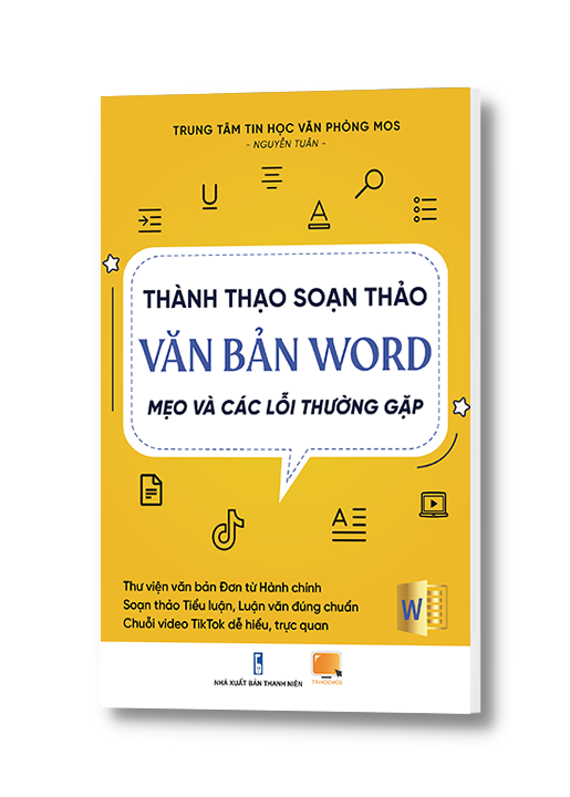 [Nhập 1212A10K giảm 10K đơn 199K]Combo Sách Thành thạo Tin học văn phòng: Thành thạo Hàm Excel phổ biến nhất + Thành thạo Soạn thảo văn bản Word - tinhocmos