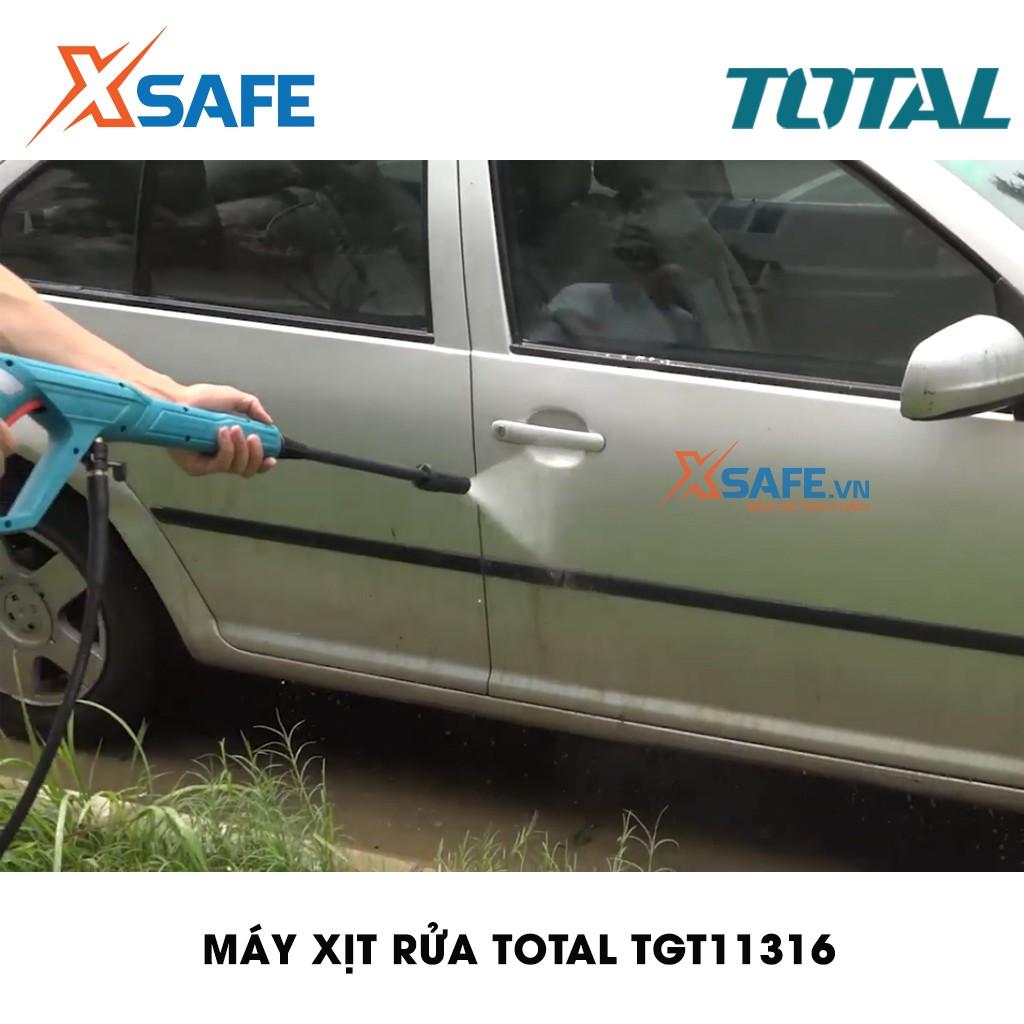 Máy phun xịt rửa cao áp đa năng Total 1300W TGT11316