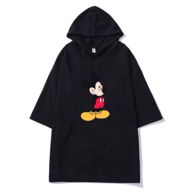 Nhập mã WATYPN25 giảm 25k cho đơn từ 200k - Áo hoodie tay lỡ mickey giày vàng