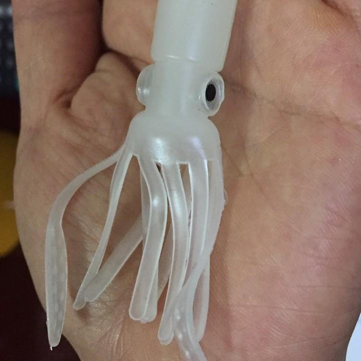 Mực Mềm Giả Mồi Câu Cá Phát Sáng Trong Bóng Tối 8 Gr - thegioidocau