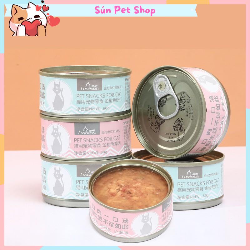 Pate cá ngừ Luscious cho mèo 80gr