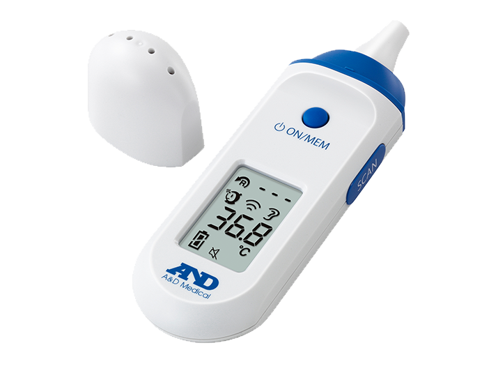 Nhiệt kế hồng ngoại đo tai, trán AND A&amp;D Medical UT-801 đo nhanh, chính xác chỉ sau 1 giây