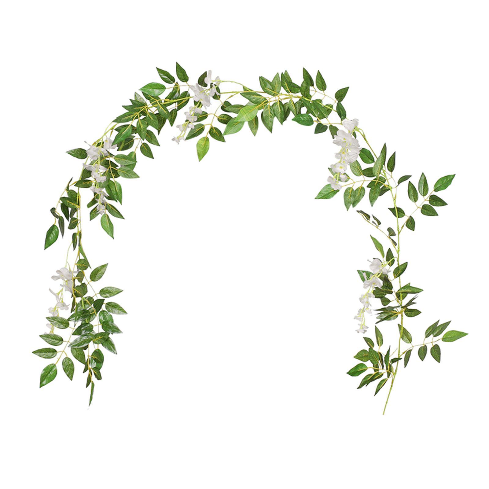 Artificial Vine Floral Garland Fake Leaf Plants Vine for Room