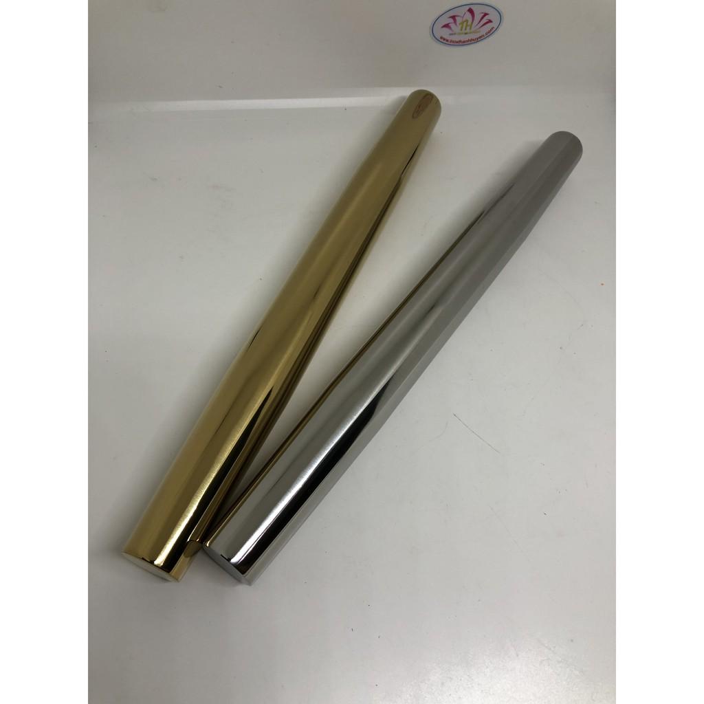 Cây lăn bột làm bánh inox 304/316 Việt Nam sản xuất sáng bóng không dính cán bánh mì bánh bao bánh pizza Shop inox 304