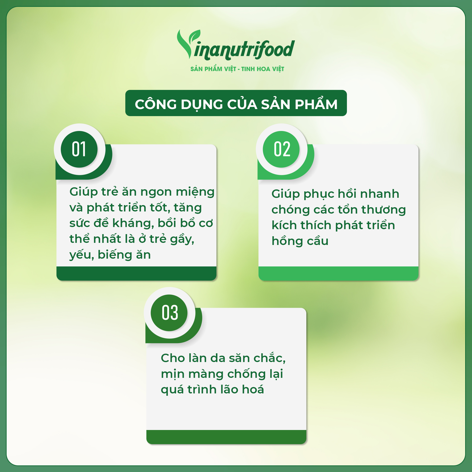 Sữa bột Yến Sào Thiên Nhiên Collagen Plus 900g Vinanutrifood, giúp nâng cao hệ thống miễn dịch, tăng sức đề kháng, bồi bổ cơ thể nhất là ở trẻ gầy yếu biếng ăn, giúp săn chắc làn da, chống lão hóa