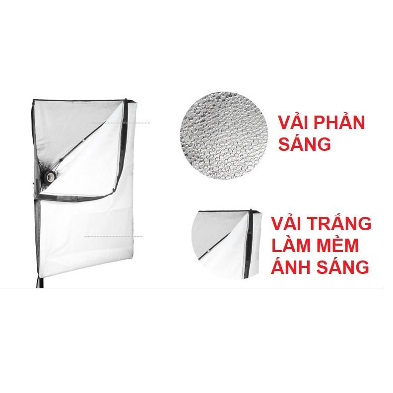 Softbox Chụp Ảnh Sản Phẩm Hỗ Trợ Sáng - Đèn Chụp Ảnh 50x70, Có Thể Mua Kèm Bóng 85W TianRui