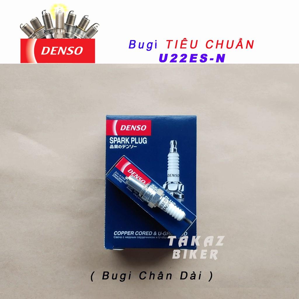 Bugi DENSO TIÊU CHUẨN U22ES-N chân dài SHVN ; SH Mode ; PCX 125 ; Click ; Airblade - Lead 125 ; Vision ; Wave 110