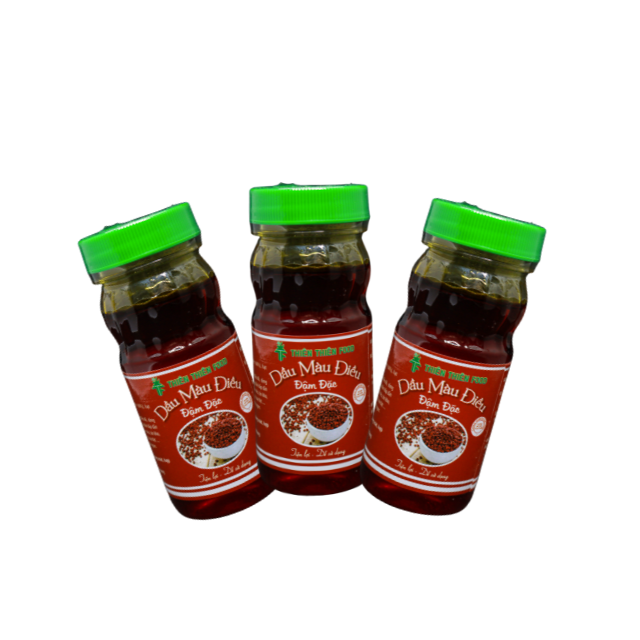 Combo 6 Chai Màu Dầu Điều Đậm Đặc 100ml Thương Hiệu Thiên Thiên Food - Dùng tạo màu cho món ăn ngon và hấp dẫn hơn