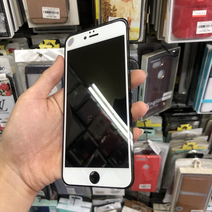 Tấm dán cường lực full màn hình chống nhìn trộm dành cho iPhone 6 Plus, iPhone 6S Plus