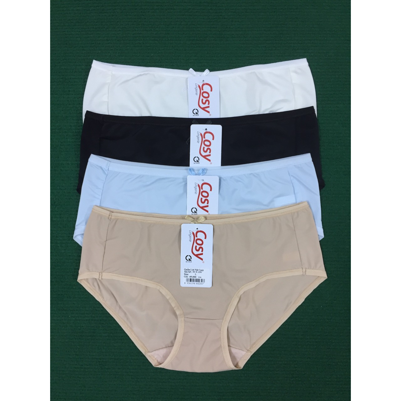 COMBO 4 QUẦN LÓT NỮ THUN LẠNH LƯNG CAO -COSY