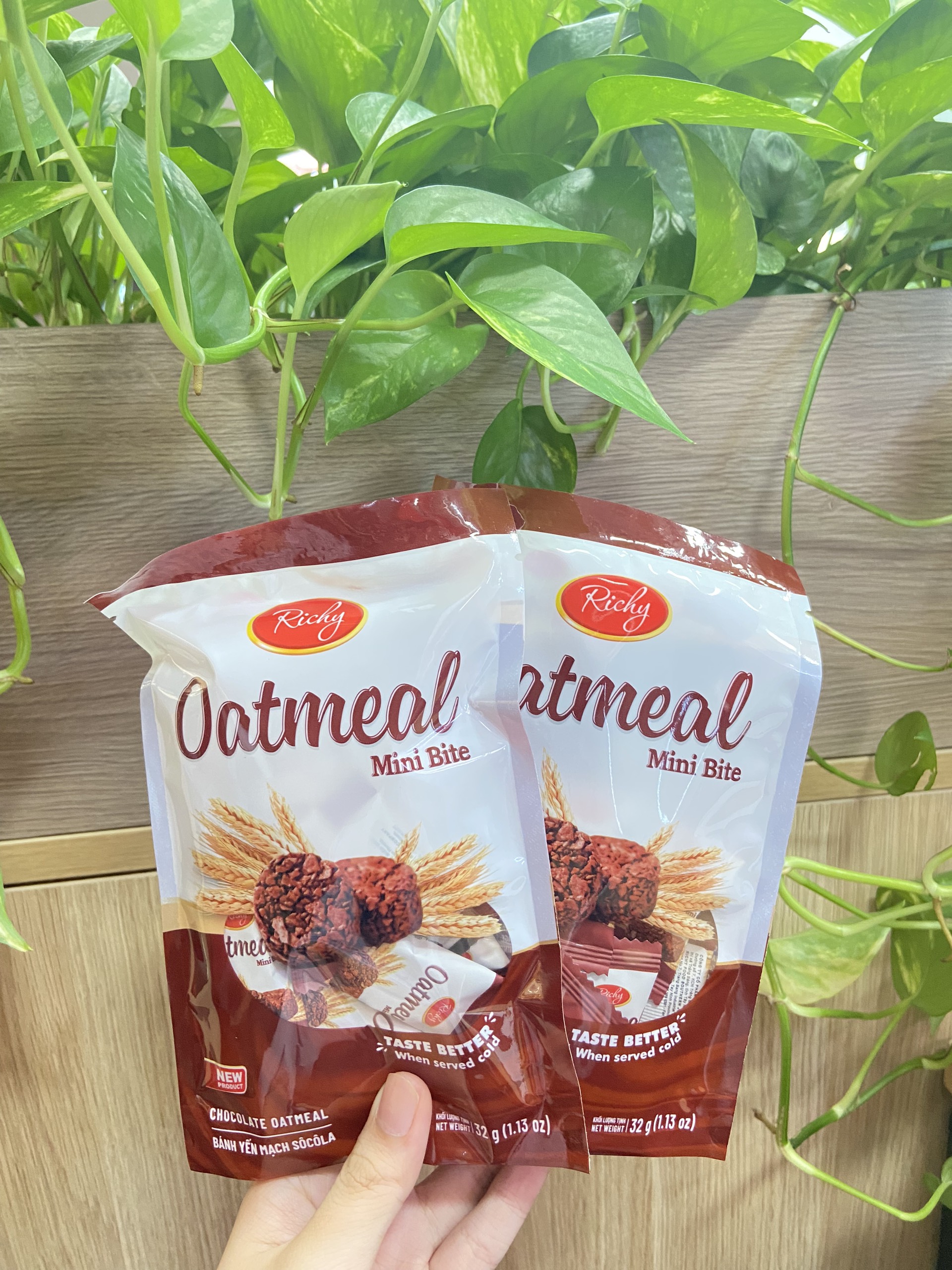 Bánh yến mạch socola gói 32g