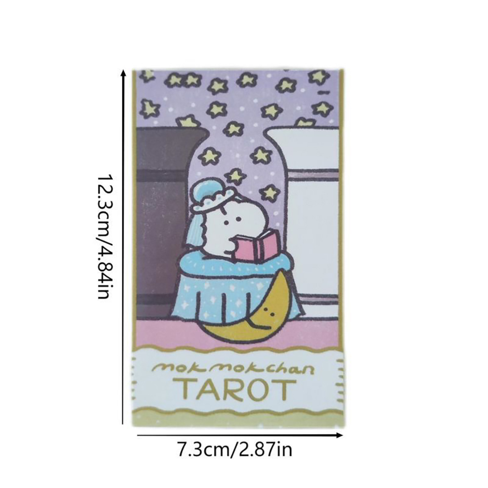 [Size Gốc] Bộ bài MokmokChan  Tarot 78 lá bài 7x12 Cm tặng đá thanh tẩy