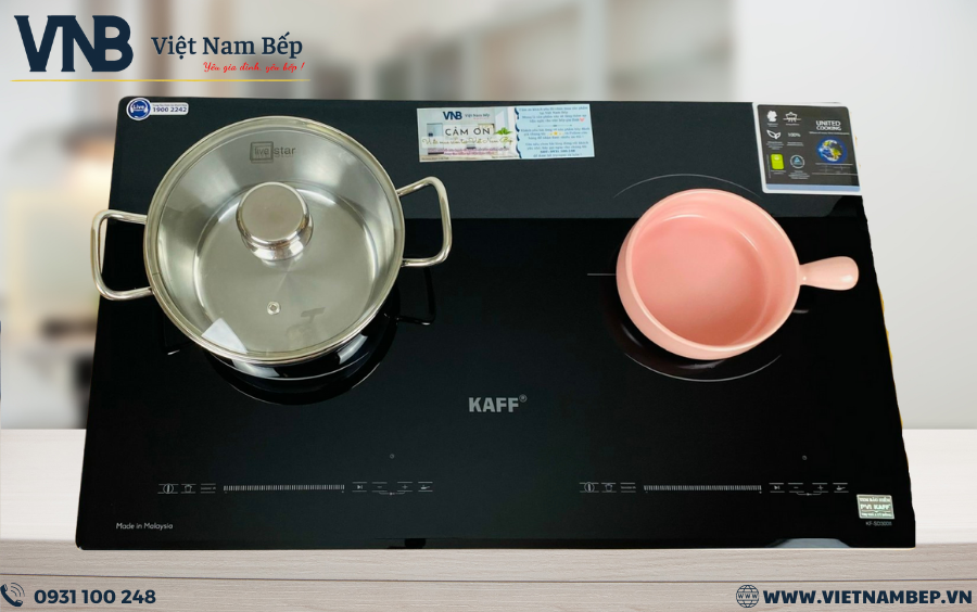 Bếp âm từ đôi nhập khẩu Malaysia KAFF KF-SD300II - Hàng chính hãng