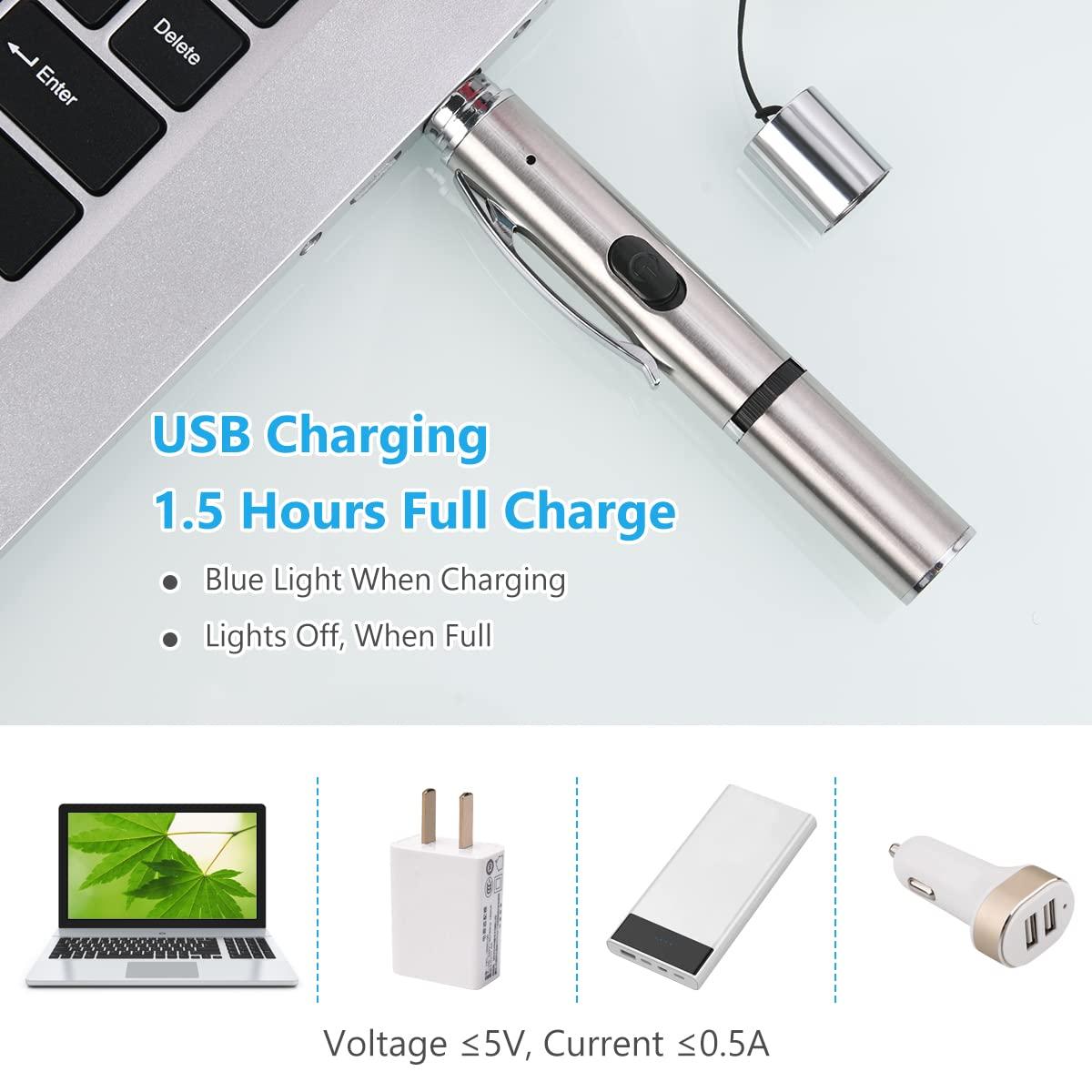 CAT sức mạnh, Tương tác LED Cat Toy 7 trong 1 Chức năng , Đồ chơi đèn LED màu đỏ USB có thể sạc lại cho công cụ đào tạo trò chuyện