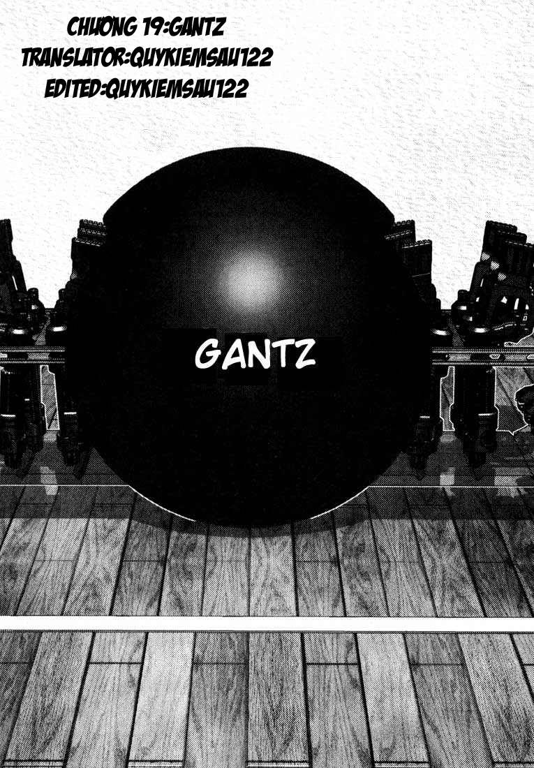 Gantz Chapter 19: Gantz - Trang 1