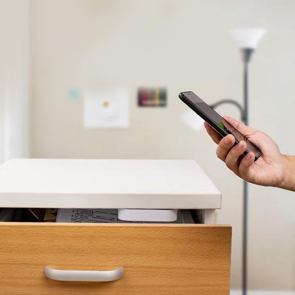 2Pcs White Smart Bluetooth Cabinet Lock Keyless Locks For Home & Office