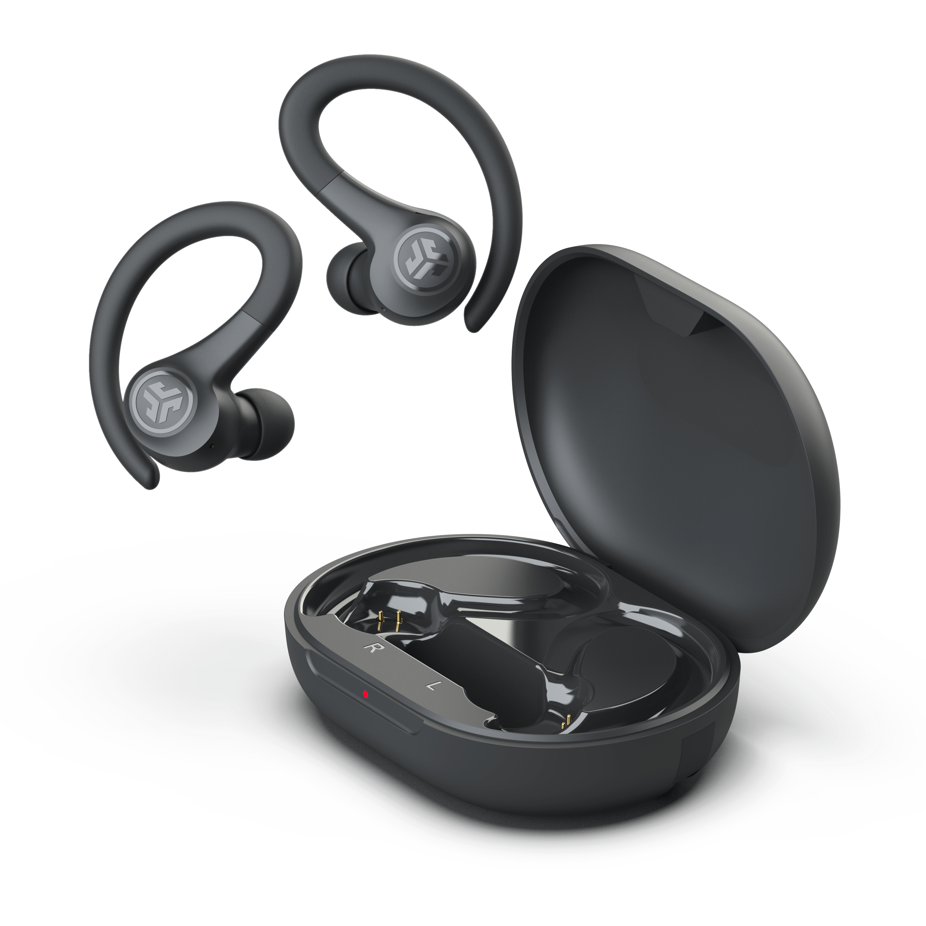 Tai nghe không dây True Wireless JLab GO Air Sport màu đen - Kết nối Bluetooth - Chống mồ hôi IP55 - Hàng chính hãng - Bảo hành 2 năm