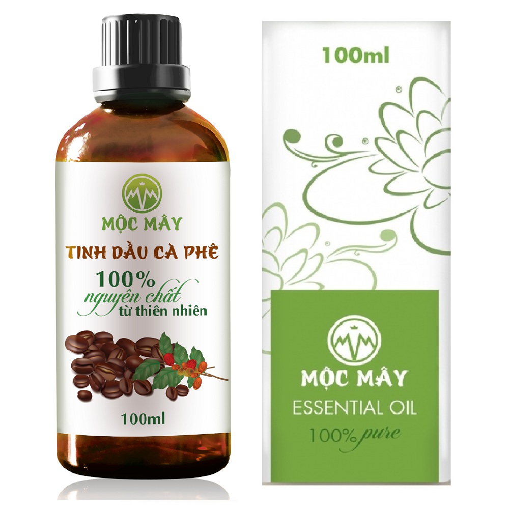 Tinh dầu Cà Phê  100ml Mộc Mây - tinh dầu thiên nhiên nguyên chất 100% - chất lượng và mùi hương vượt trội