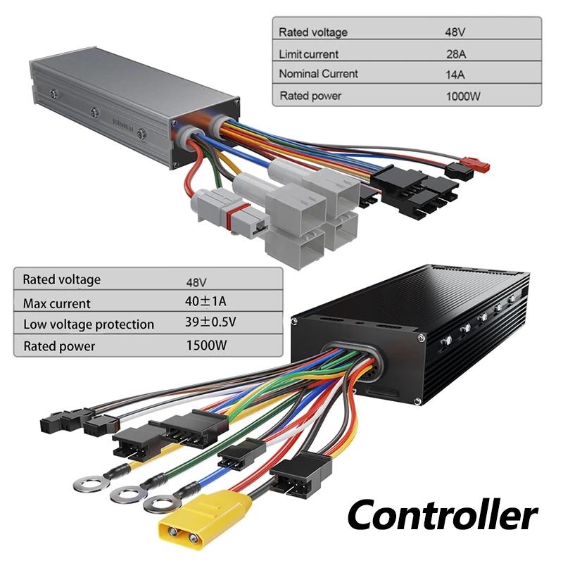 Bộ Động Cơ Ebike 48V 1000W Bộ Chuyển Đổi Xe Đạp Điện Mạnh Mẽ 1500W Với Pin Lithium 26Ah Tầm Xa 100Km Động Cơ 2000W Color: 48V 20AH 1000W Size: 27.5inch