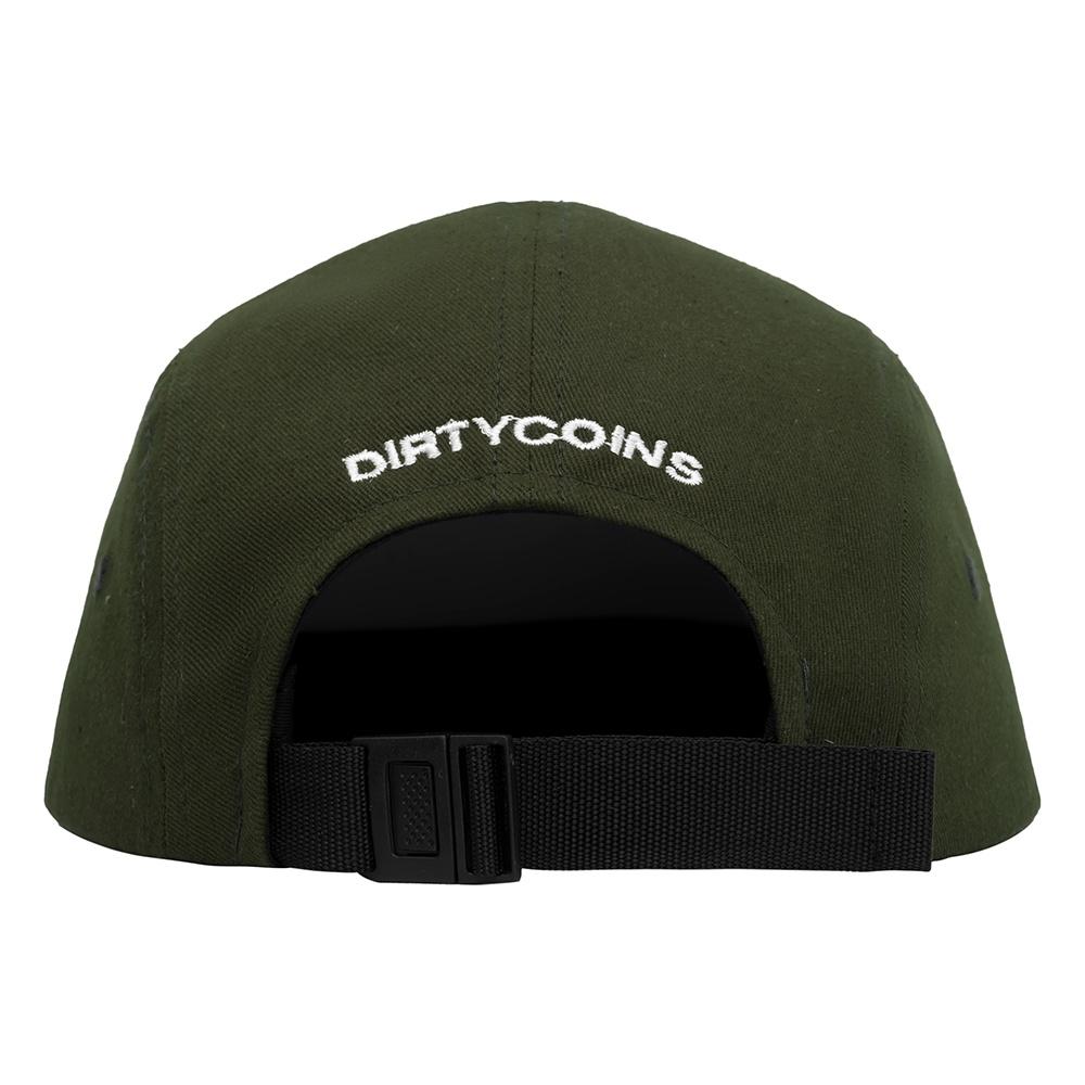 DirtyCoins Nón 5 Panels Cap - Pine Green