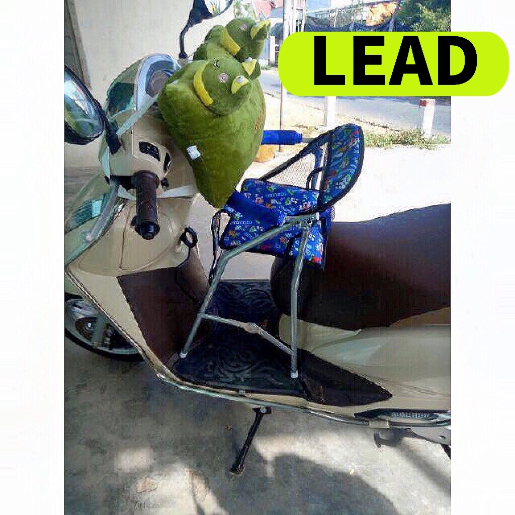 Ghế đi xe lead , scr , acruzo , shark , GHẾ GA XẾP SẮT SƠN TĨNH ĐIỆN