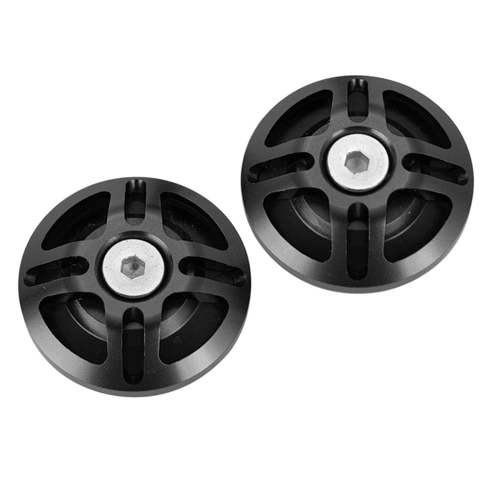 2x Motorcycles CNC Aluminum Alloy Frame Hole Cap Decorative Cover for Ninja400 Easy Installation