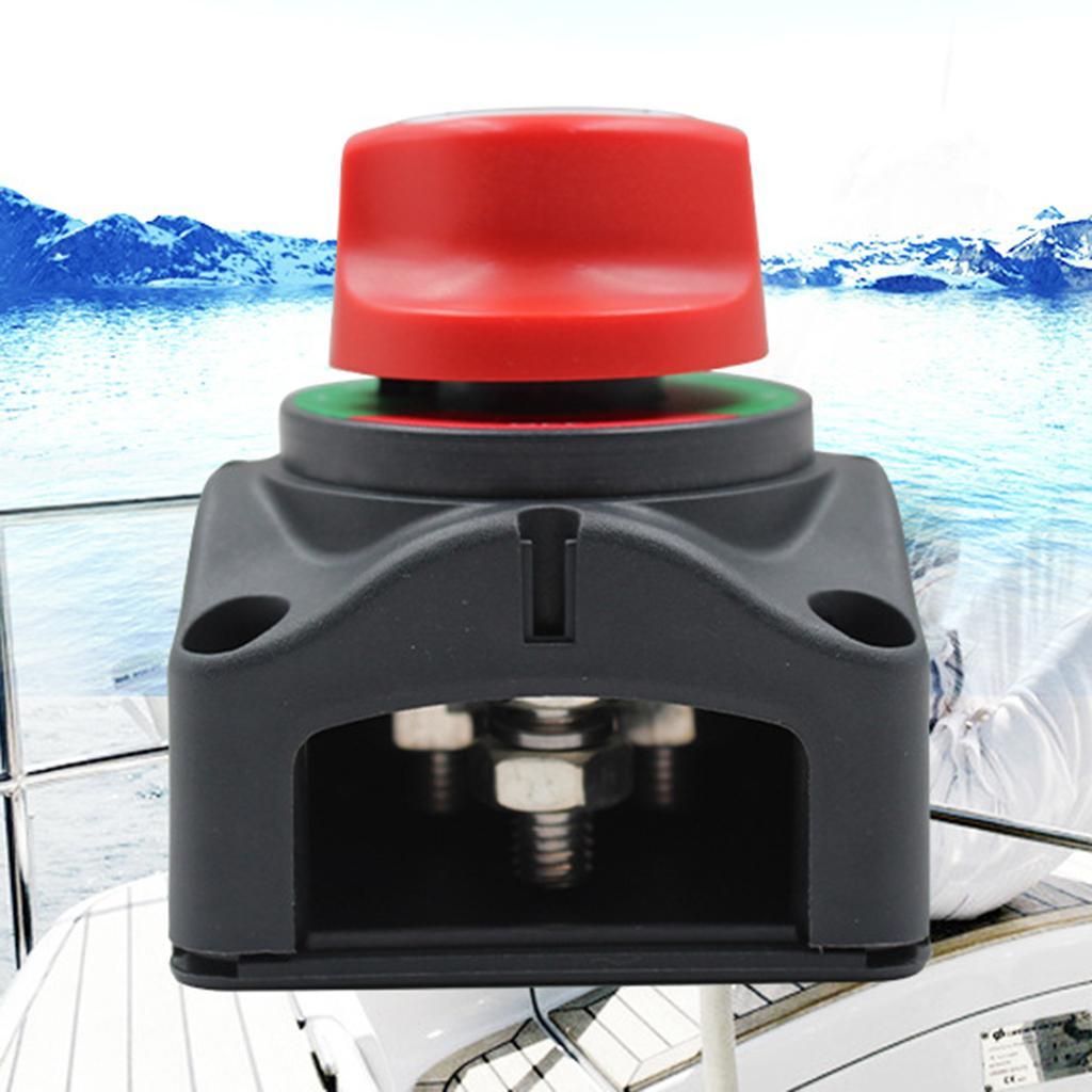 2Pcs 12V/24V 3 ON-OFF Battery Shut Off Isolator Disconnect Switch Boat