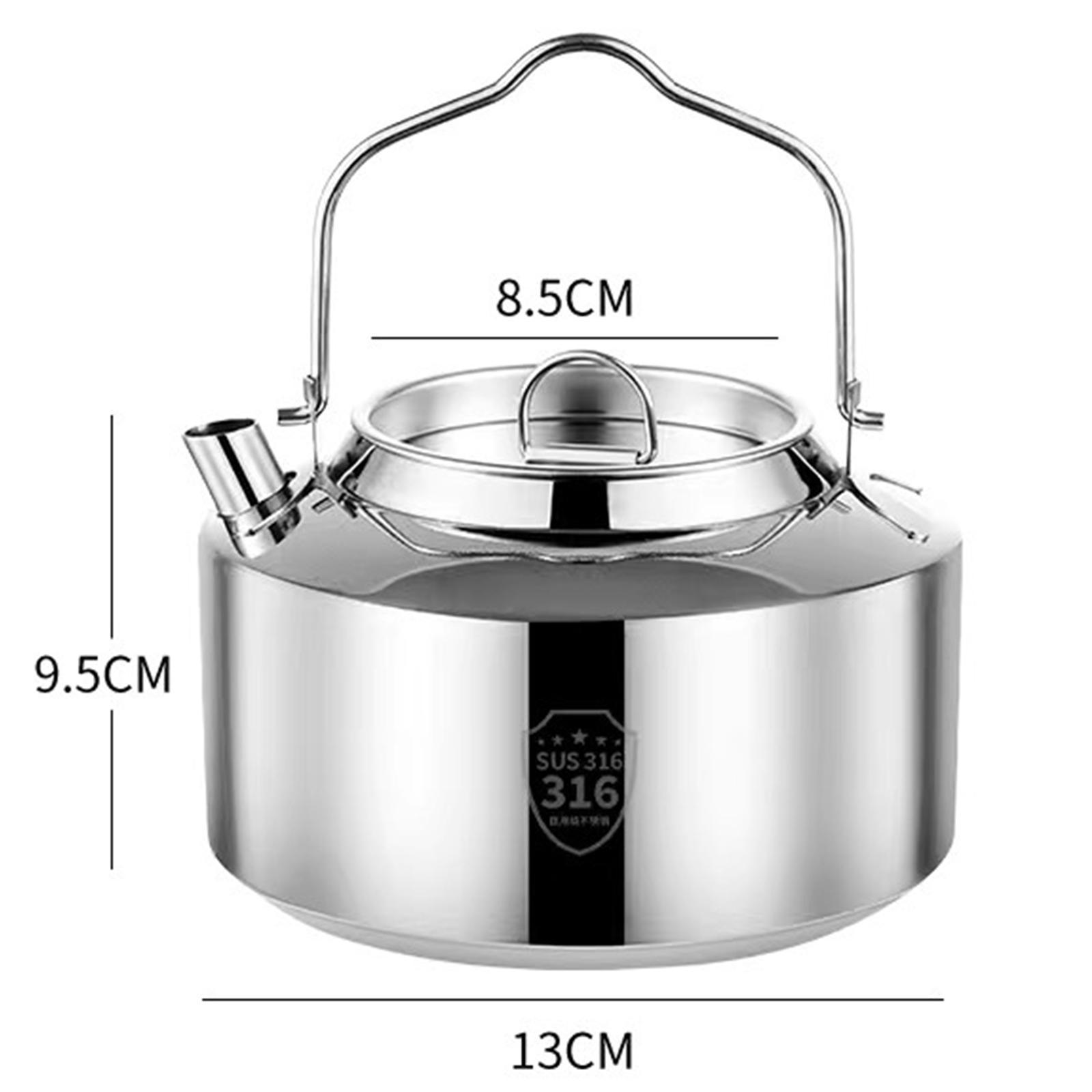 Camping Water Kettle Coffee Pot Mountaineering Camp Hiking Travel Tea Kettle