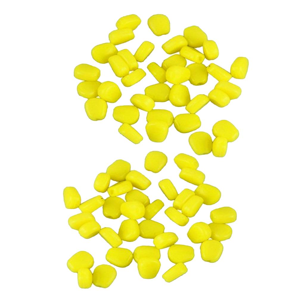 100Pcs Pop Up Lure Soft Corn Floating Baits Coarse Carp Fishing Lures Tools