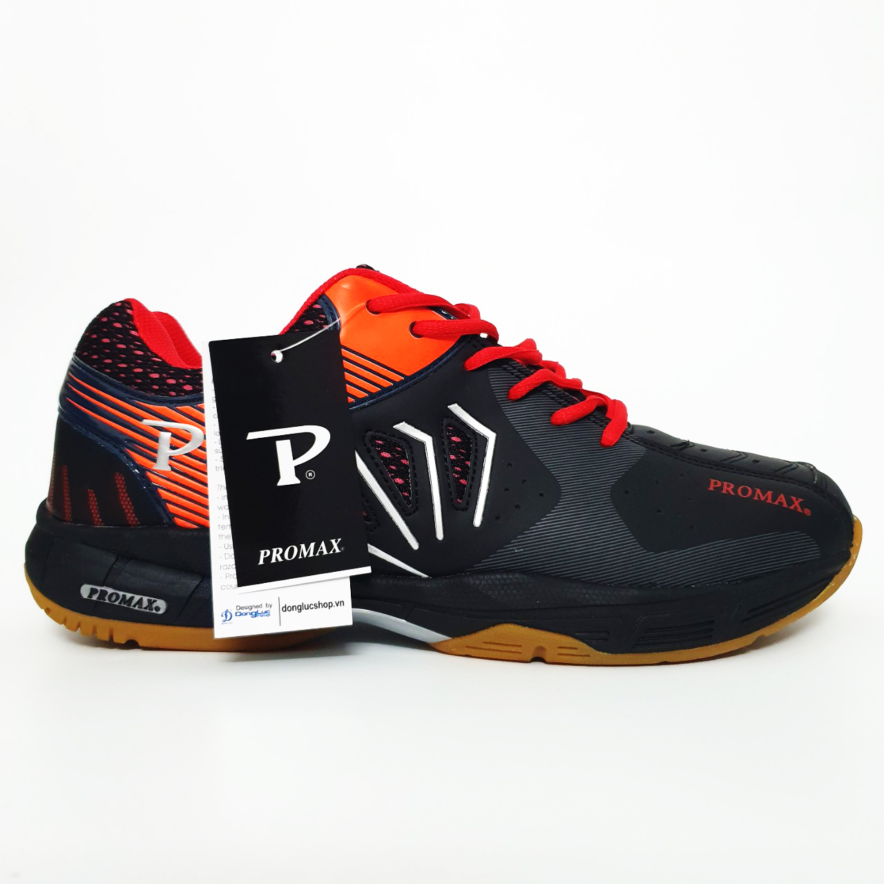 Giày bóng chuyền nam nữ Promax PR20001 mẫu mới, da PU đế cao su non siêu bền