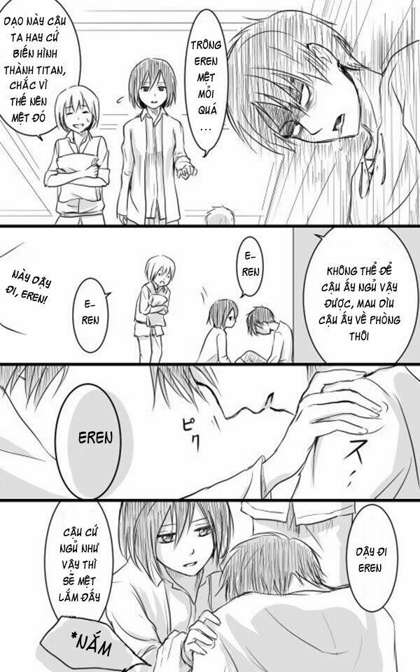 tấn công người khổng lồ - doujinshi eren x mikasa chapter 34 26