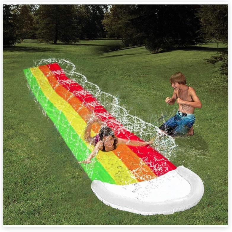 Cầu vòng trượt nước Rainbow Waterslide dài 4.8 mét