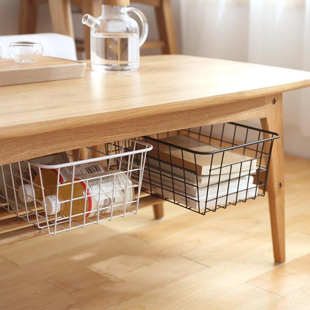 Iron Handle Basket Retro Wire Basket Home Decor Storage Basket
