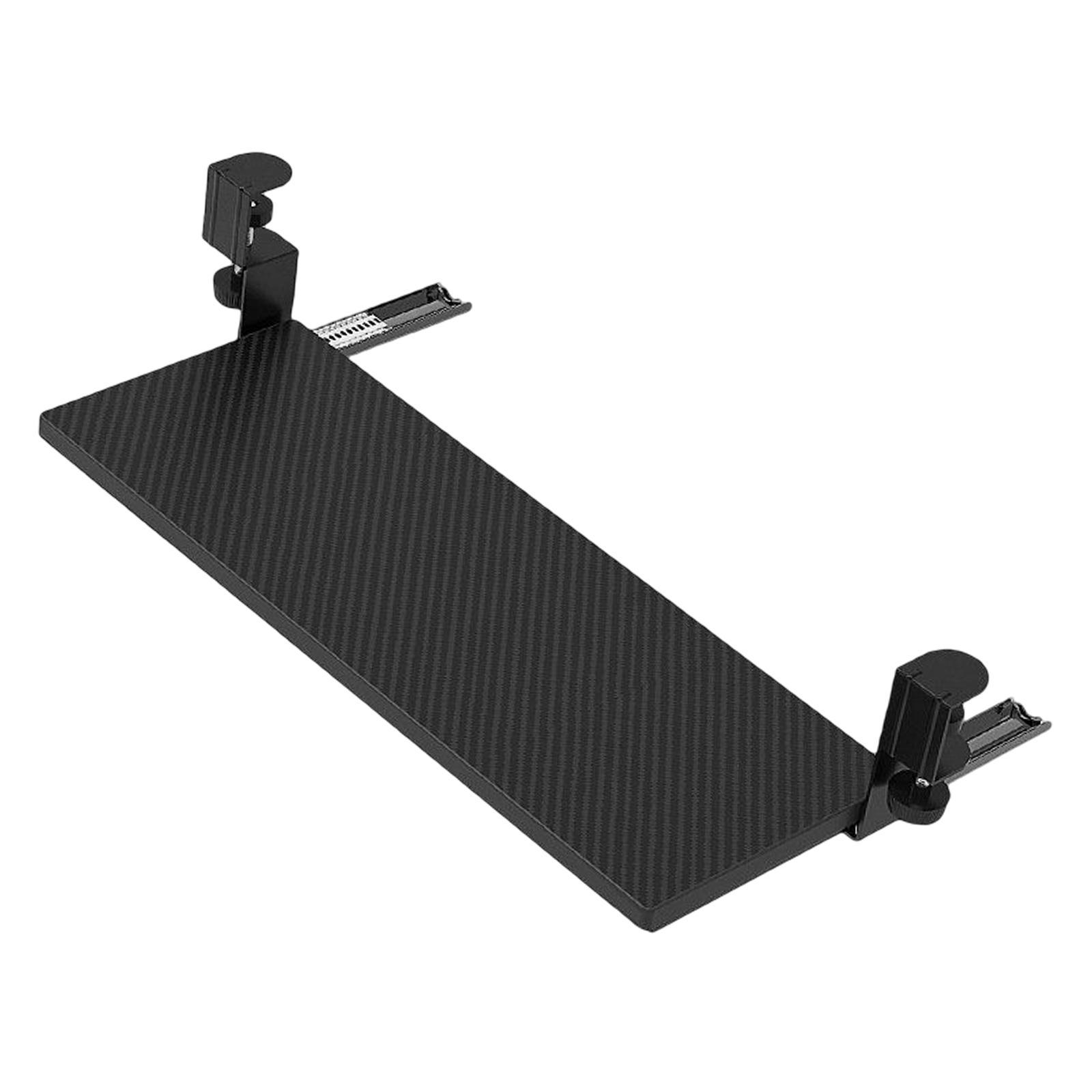 Adjustable Keyboard Tray Under Desk Support for Mouse Computer Desk Typing