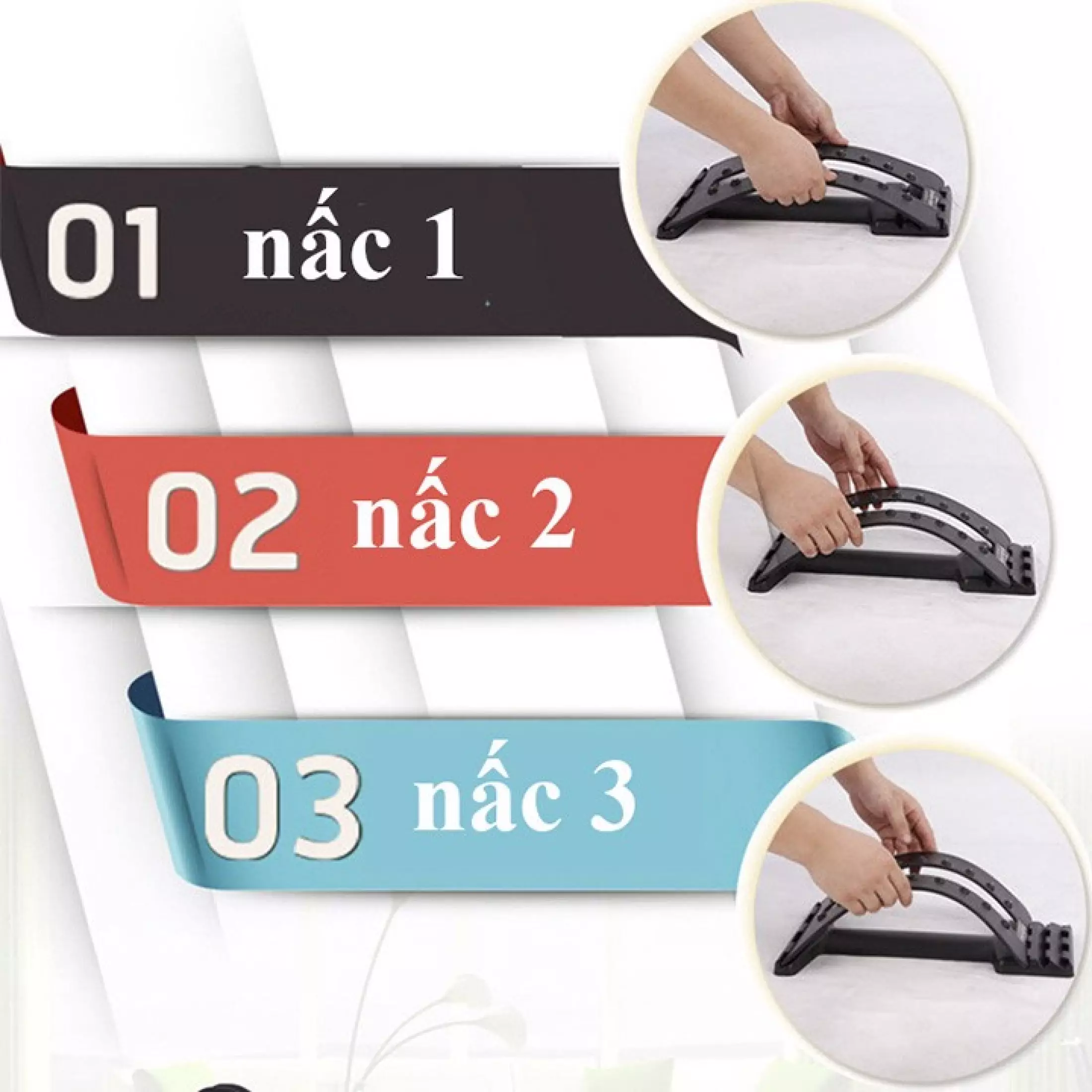 Dụng Cụ Massage Lưng - YOGA QG, Giúp Massage Giảm Đau Lưng, Massage Giảm Đau Cột Sống, Nắn Chỉnh Cột Sống, Chống Đau Thắt Lưng, Gù Lưng