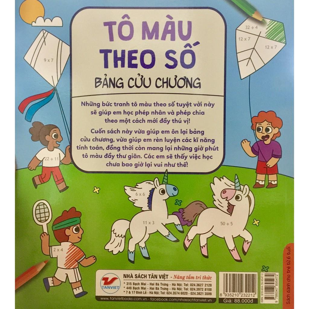 Tô Màu Theo Số Bảng Cửu Chương