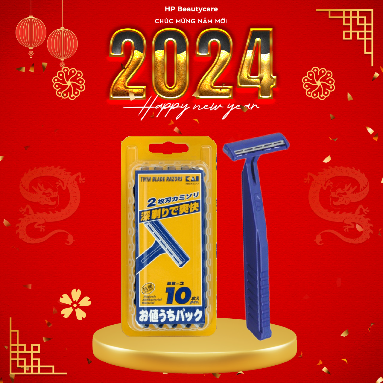 Dao Cạo Râu 2 Lưỡi Kép Kai Razor 00915-10BB2