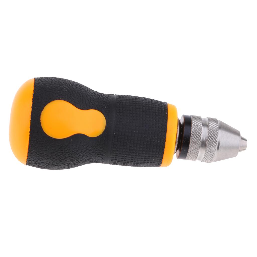 Micro Mini Portable Small Hand Drill + 10pcs Twist Drill Bits Tool 0.8-3.0mm