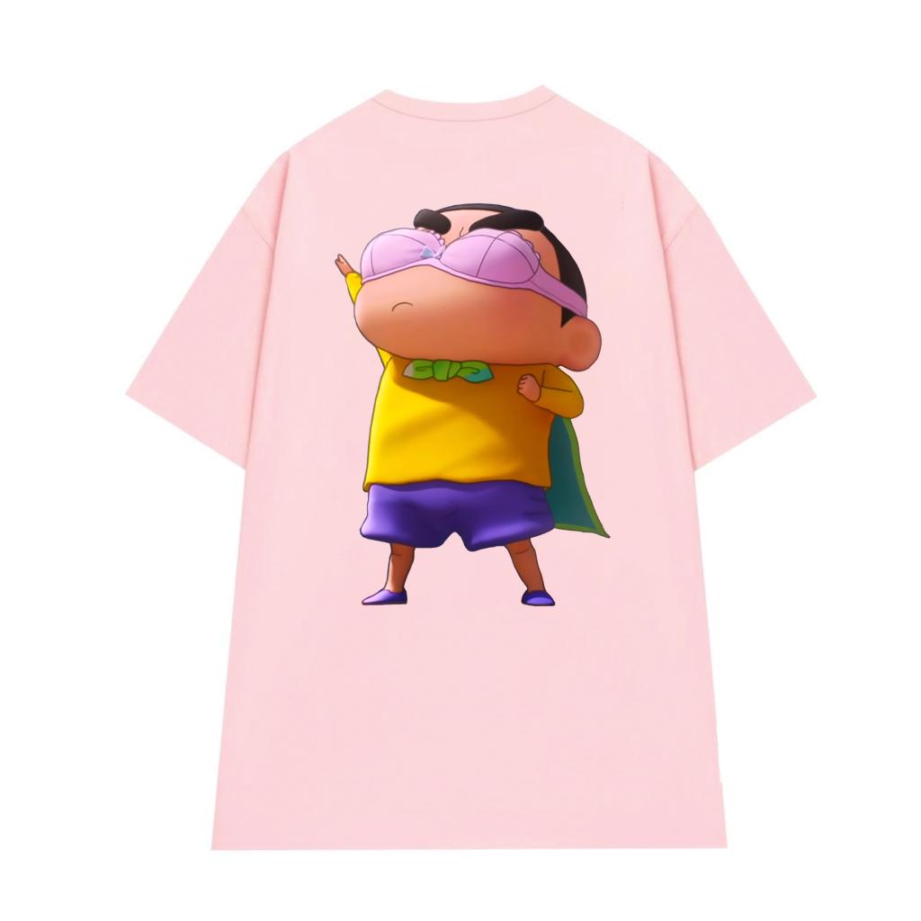 Cao cấp - Áo thun oversize bé Shin Siêu Năng Lực cậu bé bút chì hài hước Shin Chan BND329