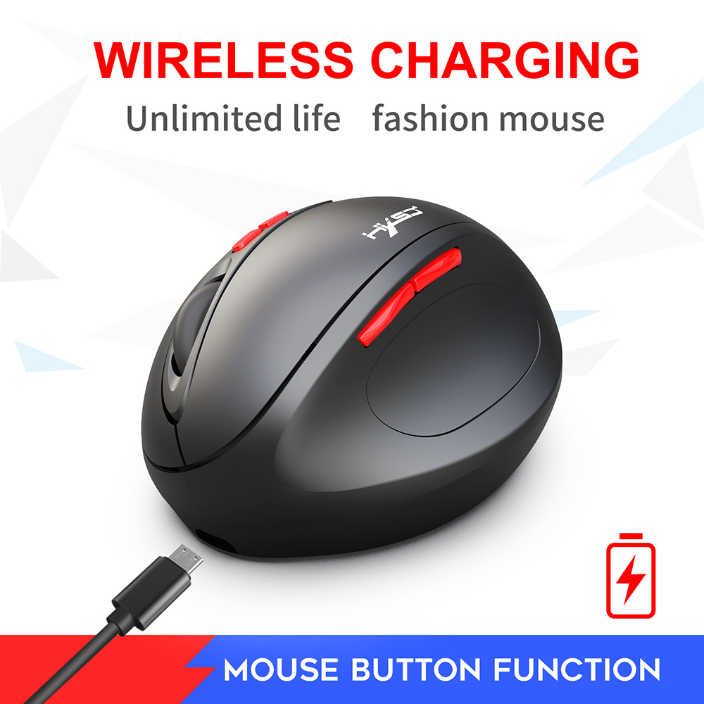 Chuột không dây HXSJ 7D Chuột chơi game 2.4GHz Thiết kế tiện dụng 2400DPI