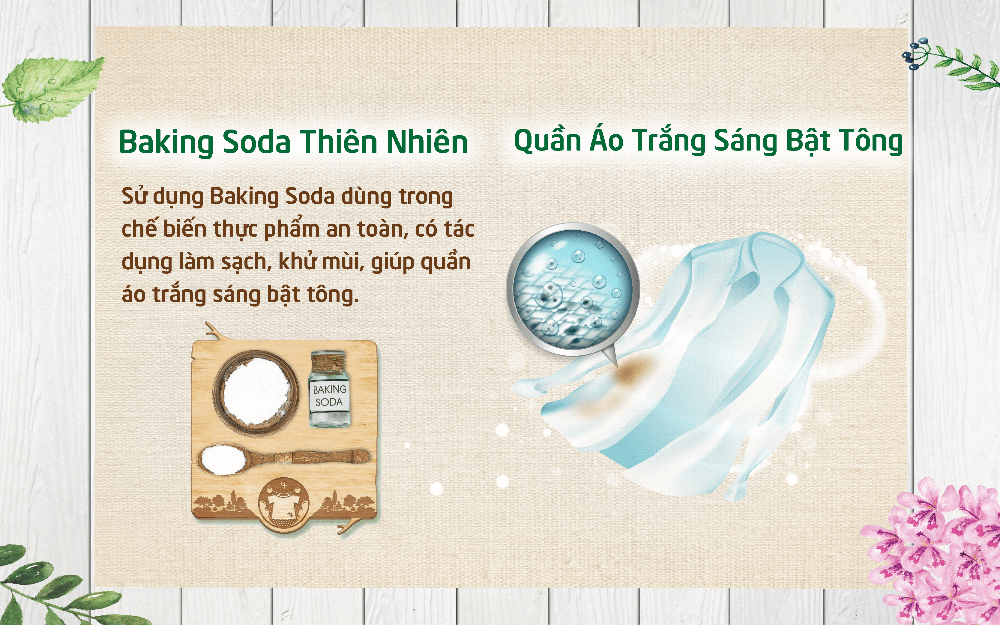 Nước Giặt Quần Áo Baking Soda Mao Bao 2000g