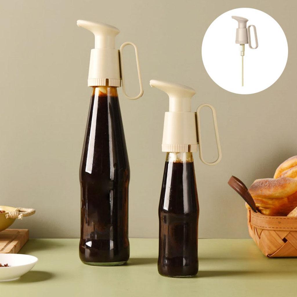 Sauce Bottle Press Mouth Nozzle Oil Pot Pump Head Accessory