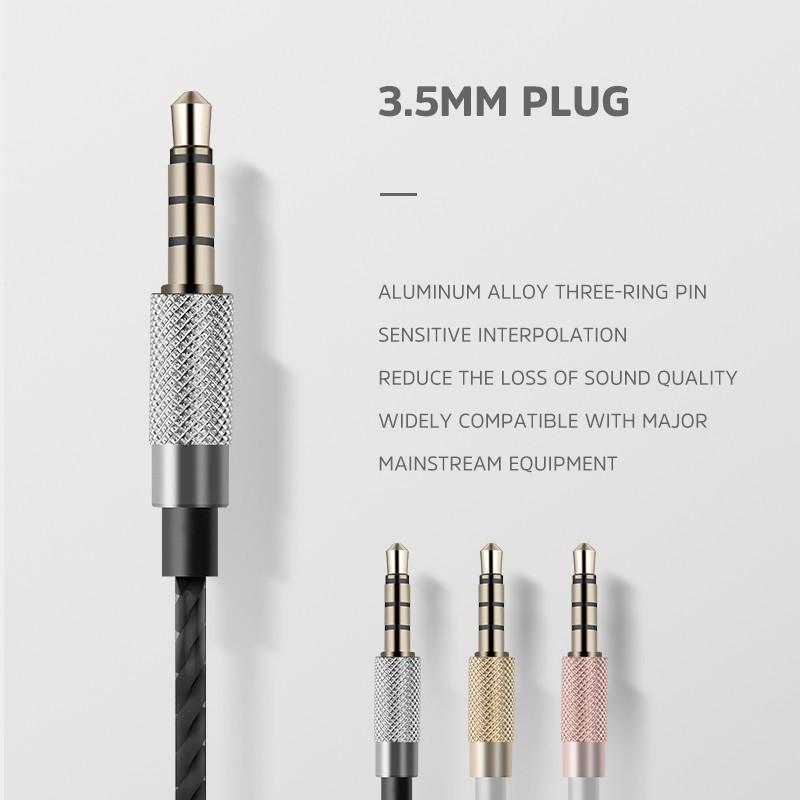 MT06 Tai nghe 3.5mm giao diện HiFi chất lượng âm thanh in-ear, phù hợp với điện thoại di động và máy tính-Hàng chính hãng