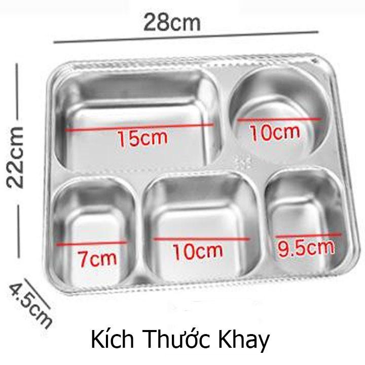 Hộp đựng cơm văn phòng 5 ngăn inox 304  giữ nhiệt có quai xách ( kèm thìa + đũa), có giá đỡ điện thoại đi kèm.