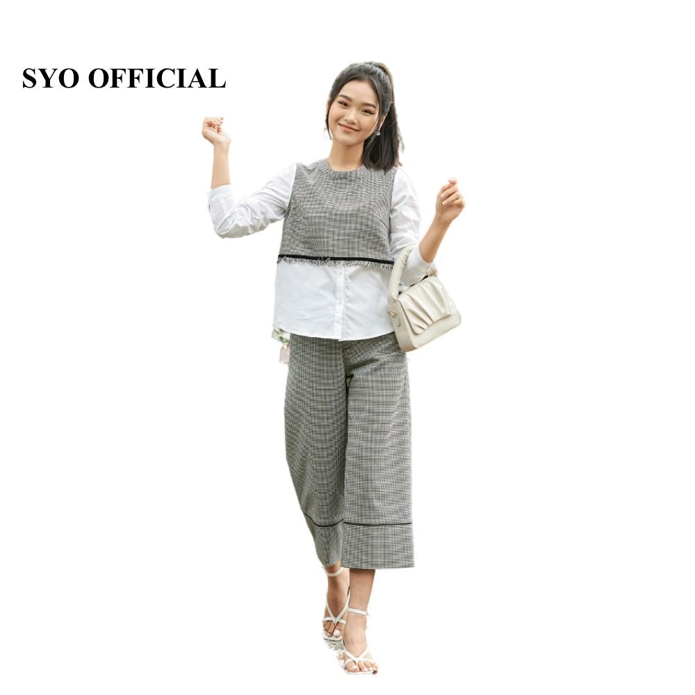 Quần culottes gấu to, lé gấu SYO Q6820019