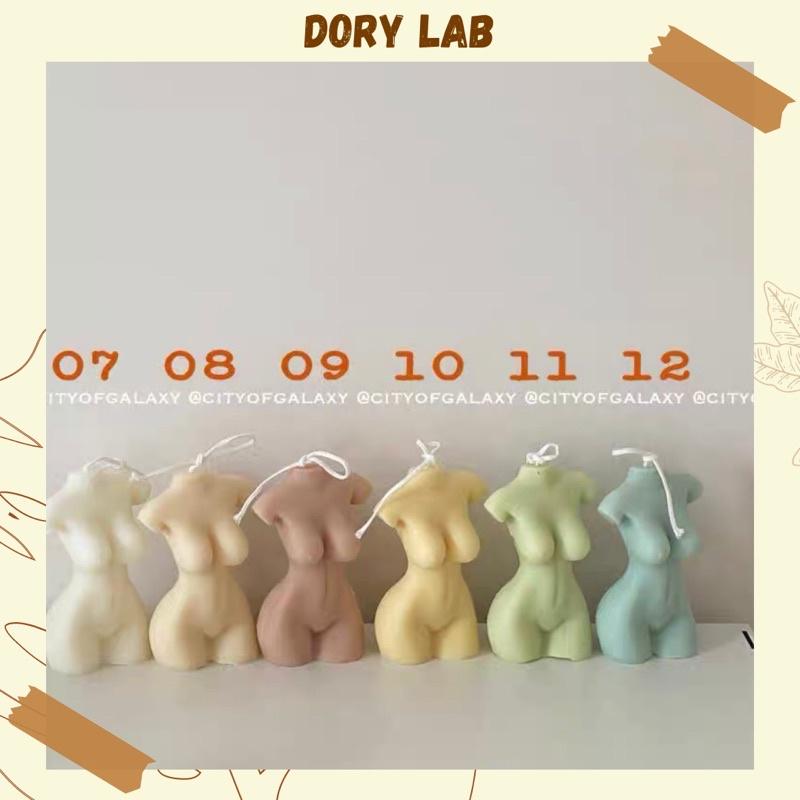 Nến Thơm Decor Body Cô Gái Handmade Không Khói, Phụ Kiện Chụp Ảnh - Dory Lab